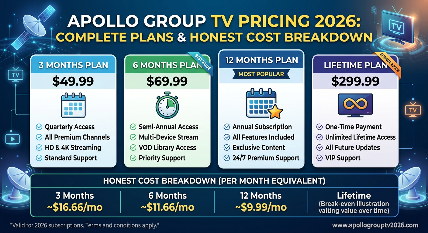 apollo Group TV Pricing 2026