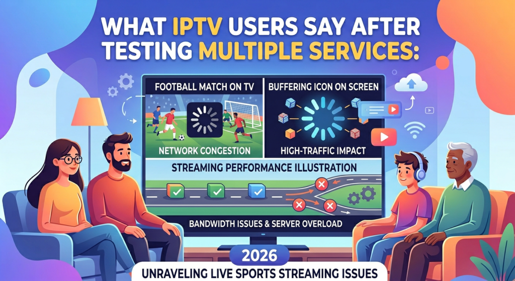 IPTV buffering during live sports events