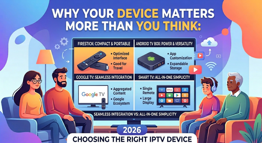 Best devices for IPTV streaming performance